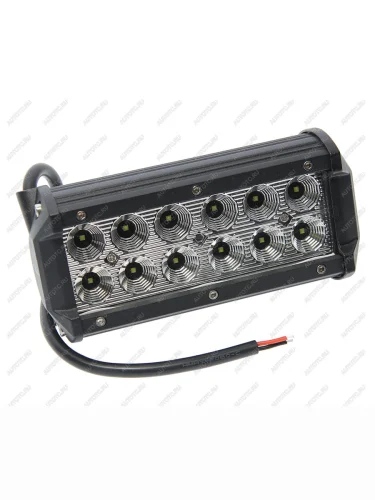 Балка светодиодная 1224V 36W (12 светодиодов) 170х85х65мм (ближний свет) двухрядная SAMRAI