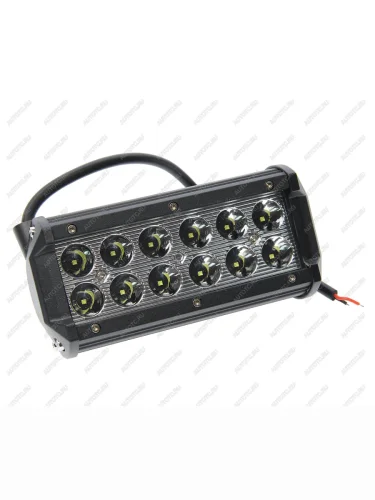 Балка светодиодная 1224V 36W (12 светодиодов) 170х85х65мм (дальний свет) двухрядная SAMRAI