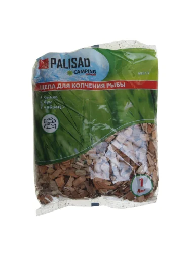 Щепа для копчения ольха-бук-чабрец 220г PALISAD