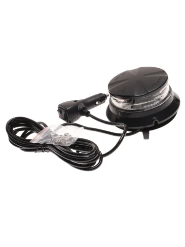 Маяк импульсный 1224V (60 светодиодов) 3 режима на магните желтый SAMRAI