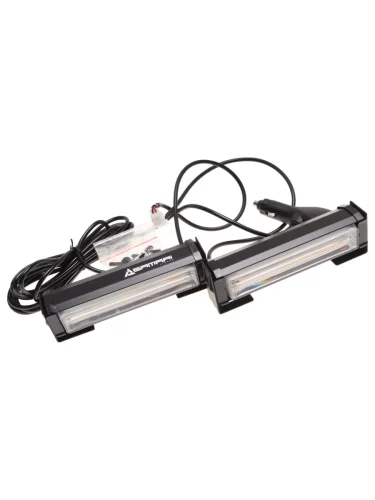 Маяк импульсный 1224V светодиодный стационарный двойной оранжевый SAMRAI