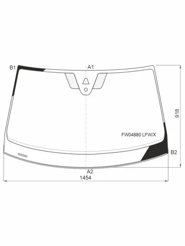 Стекло лобовое (Камера Датчик дождя Молдинг) Volkswagen Jetta 19-