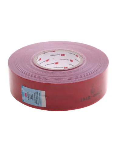 Лента светоотражающая красная 45.7х5см микропризма,соты 3М ролик