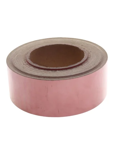 Лента светоотражающая красная 45.7х5см алмазная крошка сплошная ролик