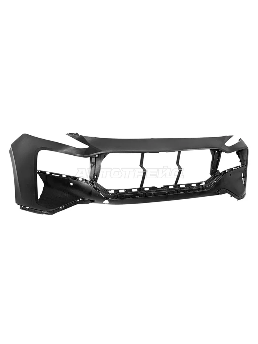 Бампер передний (под сонары (парктроники) с отверстием под крюк) SAT Hyundai Santa Fe TM рестайлинг (2020-2022) (неокрашенный)  в Самаре Самарской области