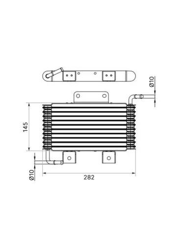 Радиатор масляный PAJERO 99-MONTERO 99-