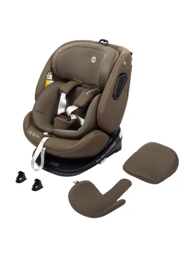 Автокресло детское 0-36кг (0+I-ll-IlI) 0-12лет dark olive REEX Isofix HAPPY BABY