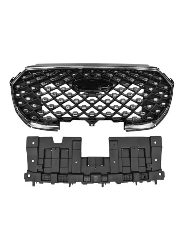 Решетка радиатора Chery Tiggo 8 Pro Max 22-24 (Комплектация под камеру)