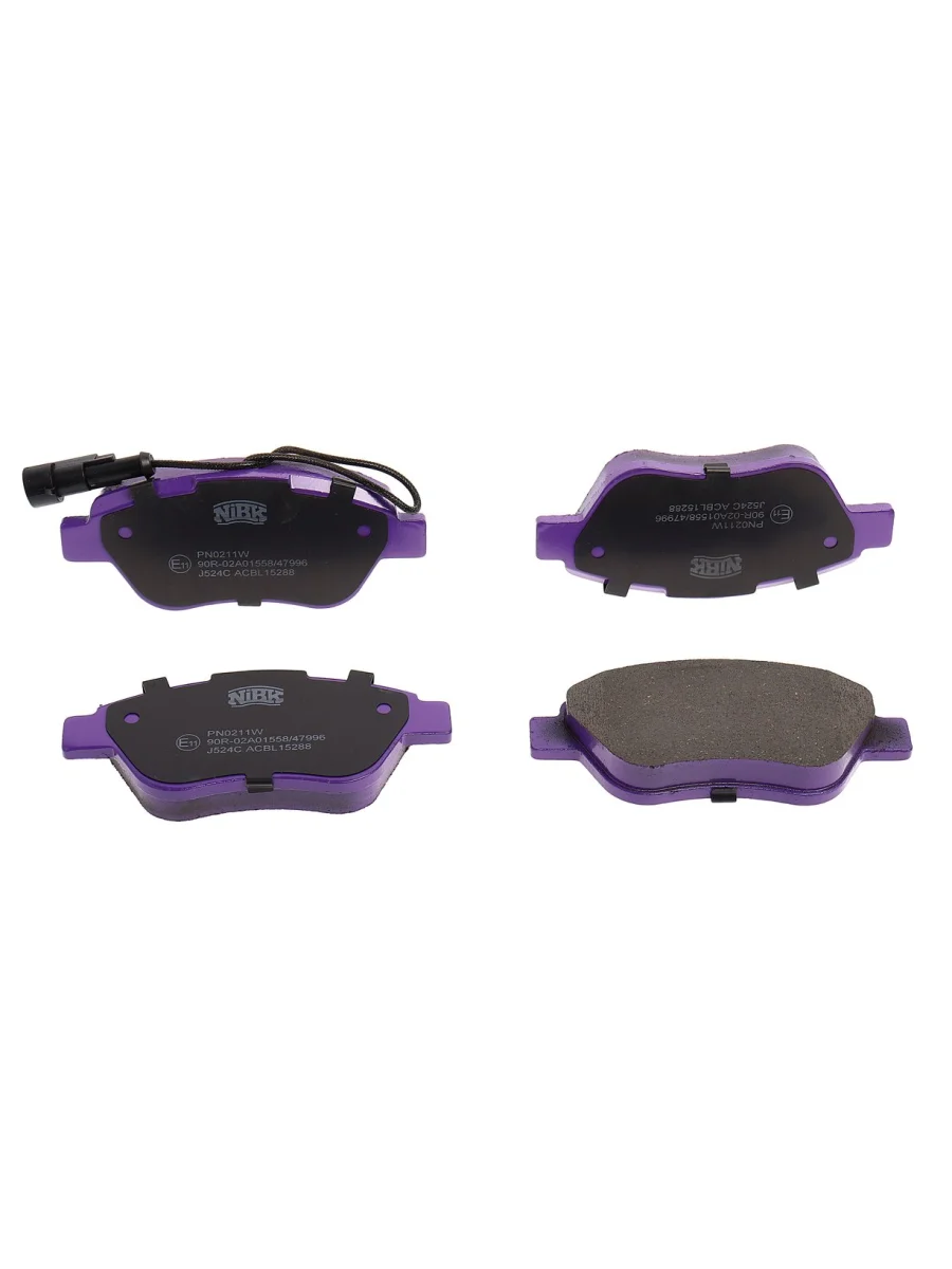 Колодки тормозные FIAT Albea передние (4шт.) NIBK  в Керчи Республика Крым