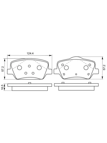 Колодки тормозные (Сзади) Zeekr 001 21-
