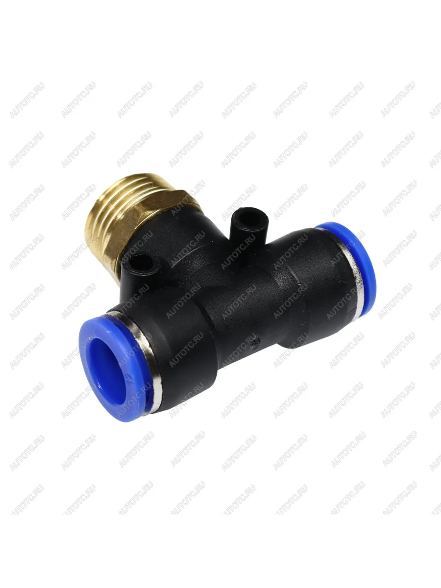 Фитинг для пластиковых трубок 12" Т-образный 12мм с наружной резьбой ЭВРИКА  в Керчи Республика Крым