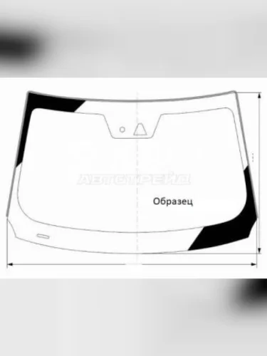 Стекло лобовое (обогрев полный) FUYAO (зеленое) УРАЛ NEXT рестайлинг (2015-2025)