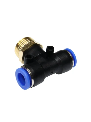 Фитинг для пластиковых трубок 12" Т-образный 10мм с наружной резьбой ЭВРИКА