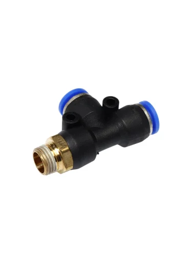 Фитинг для пластиковых трубок 18" Т-образный 6мм с наружной резьбой ЭВРИКА