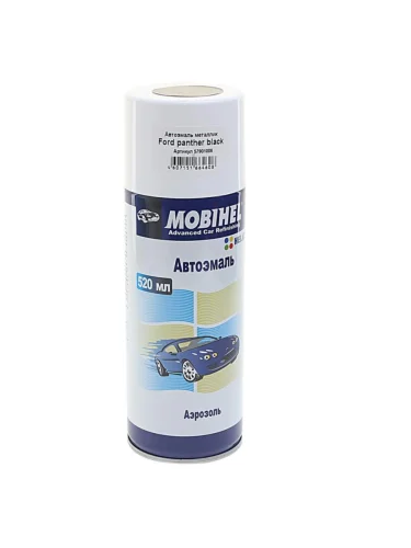 Краска PANTHER BLACK металлик аэрозоль 520мл Helios MOBIHEL