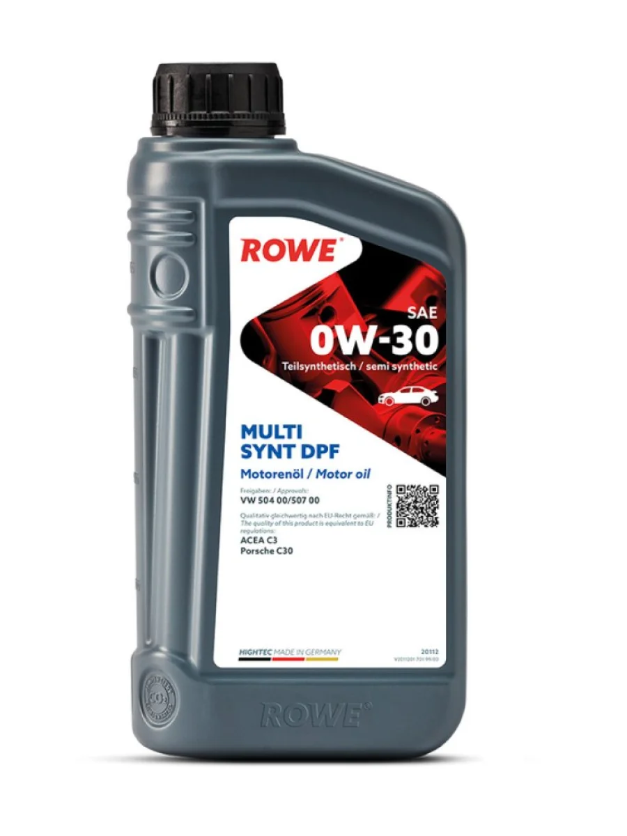 Масло моторное HIGHTEC MULTI SYNT DPF C3 0W30 синт.1л ROWE  в Керчи Республика Крым