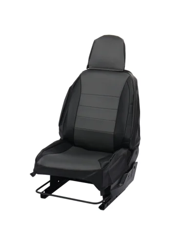 Авточехлы ЛАДА Priora 2 (14-) седан экокожа задняя спинка 3 секции черно-серые комплект AVTOLIDER