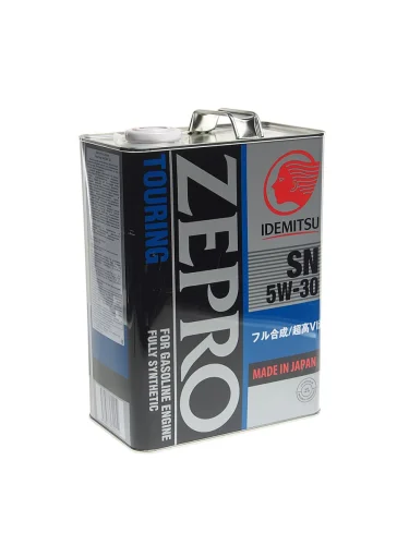 Масло моторное ZEPRO TOURING F-S 5W30 синт.4л IDEMITSU