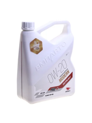 Масло моторное Modern SPGF-6A 0W20 синт. 4л ВМП-АВТО