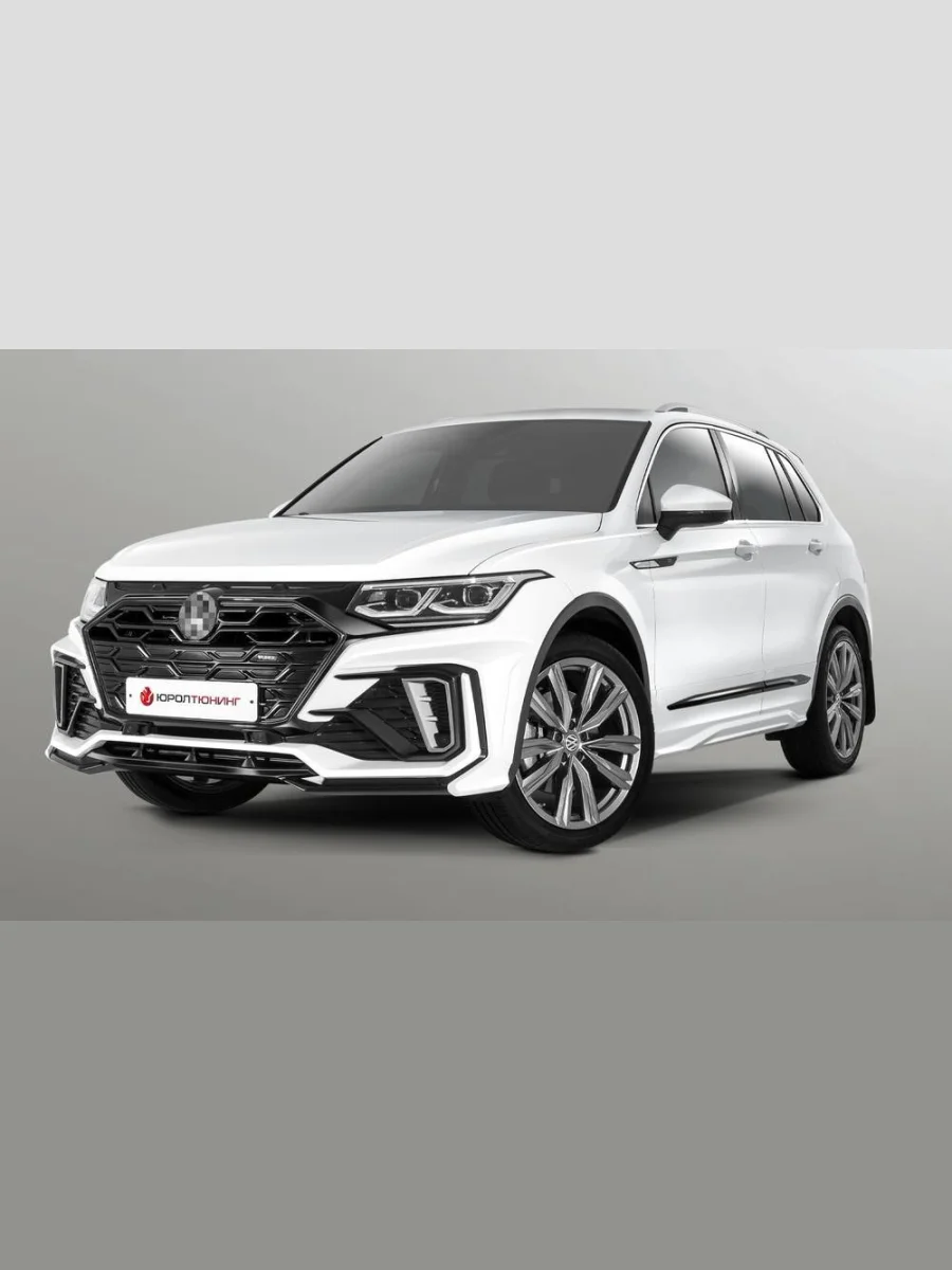 Бампер передний YUROL  Volkswagen Tiguan (2020-2022) Mk2 (неокрашенный)  с доставкой в г. Пермь