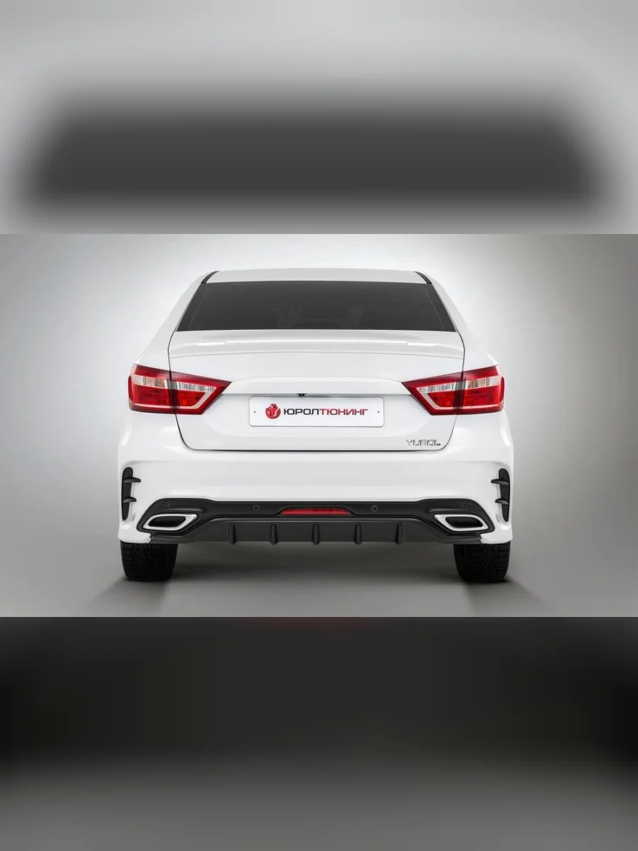 Веста бампер задний  "Quasar" дорейсталинг с 2015 по 2022 г  с доставкой в г. Керчь