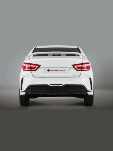 Веста бампер задний  "XMug" дорейсталинг с 2015 по 2022 г