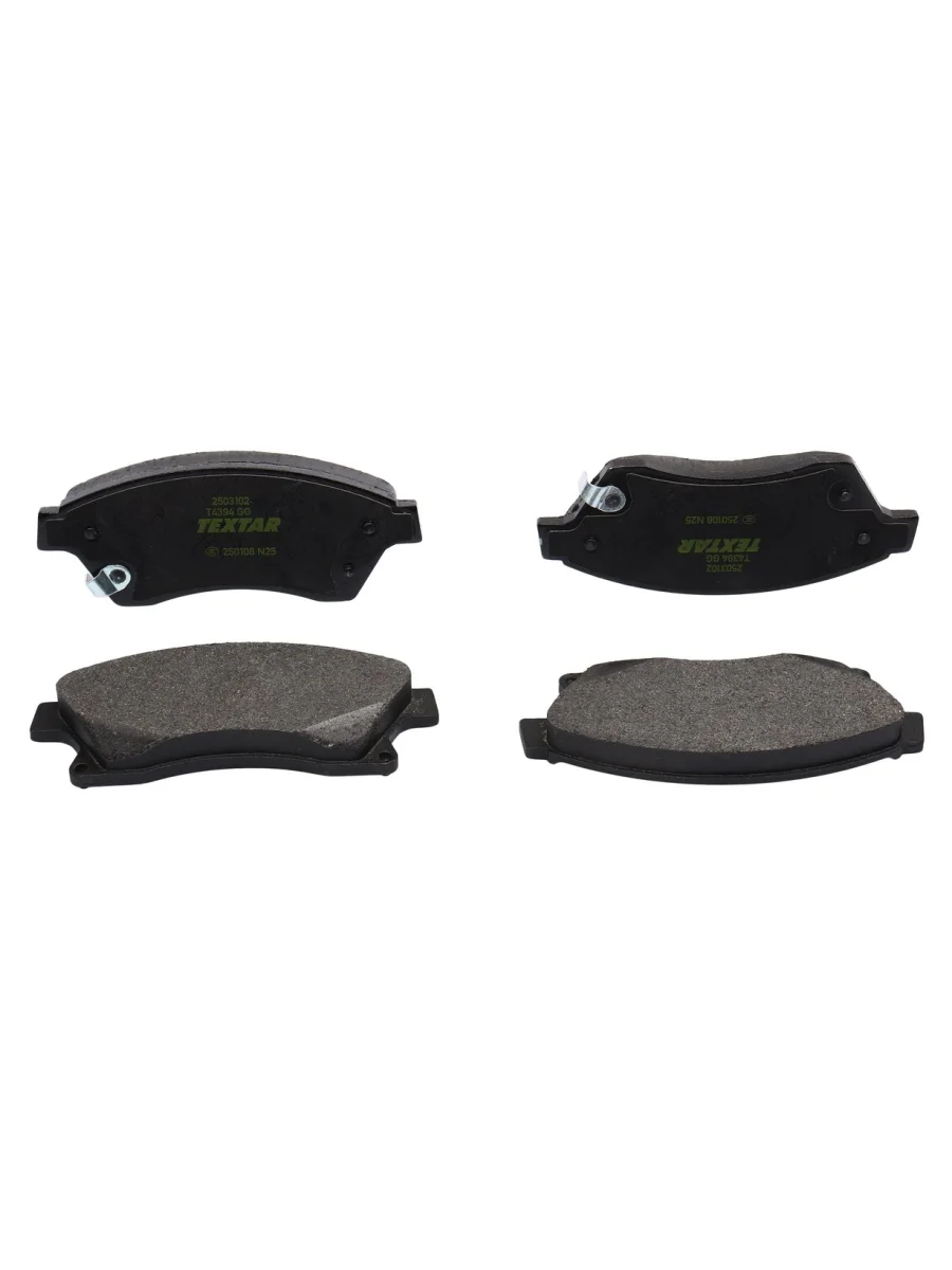 Колодки тормозные CHEVROLET Aveo (11-) передние (4шт.) TEXTAR  в Керчи Республика Крым