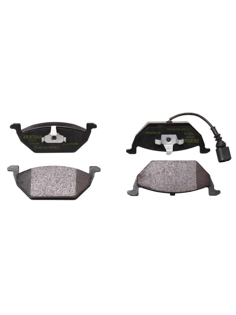 Колодки тормозные VW Golf 4 AUDI A3 SKODA Octavia передние (4шт.) TEXTAR  в Керчи Республика Крым