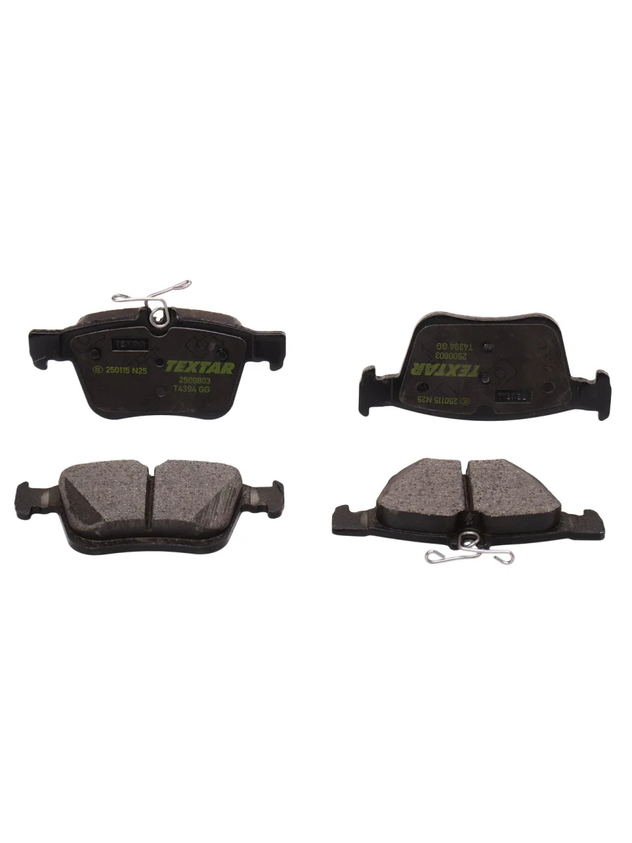 Колодки тормозные VW Golf 7 AUDI A3 (12-),TT (14-) задние (4шт.) TEXTAR  в Керчи Республика Крым