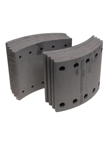 Накладка тормозной колодки BPW 420х180 стандарт (19032) комплект на ось (8шт.) (GOLD) TEXTAR