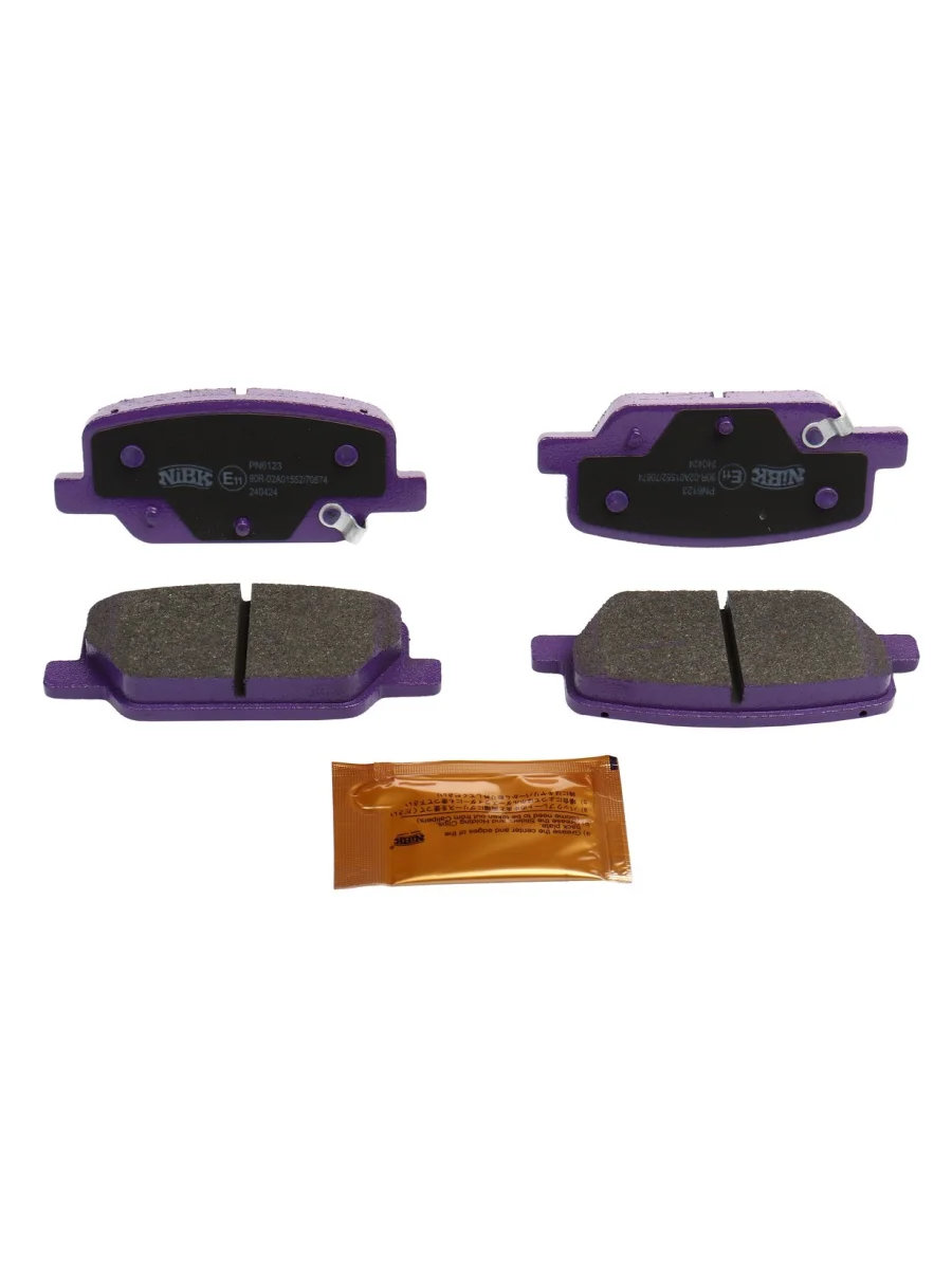 Колодки тормозные HYUNDAI Santa Fe IV (18-20) задние (4шт.) NIBK  в Керчи Республика Крым