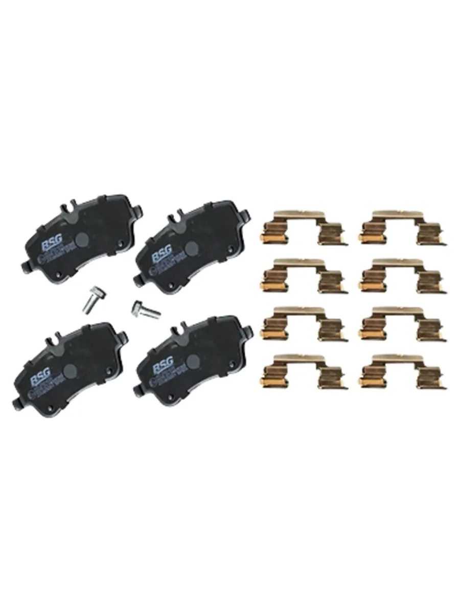 Колодки тормозные MERCEDES C (W202,W203,W209),E (W210),SLK (R171) передние (4шт.) BSG  в Керчи Республика Крым