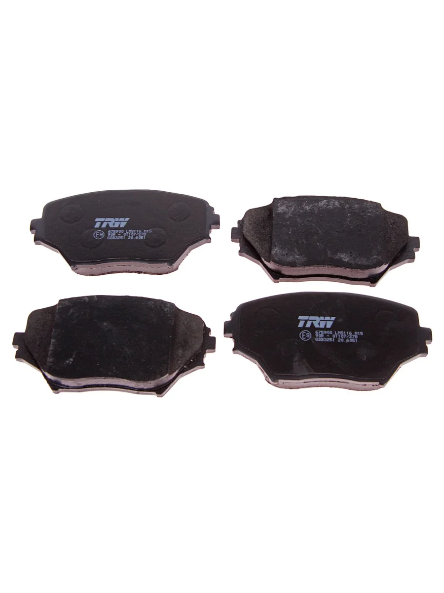 Колодки тормозные TOYOTA Rav 4 (00-) передние (4шт.) TRW  в Керчи Республика Крым