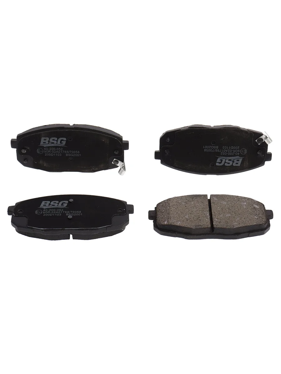 Колодки тормозные KIA Cerato (08-) передние (4шт.) BSG  в Керчи Республика Крым