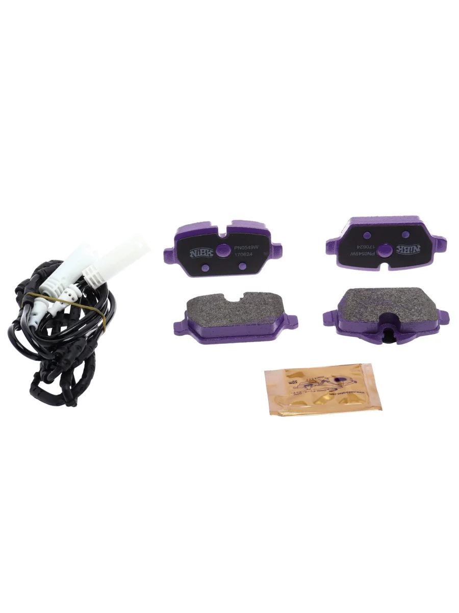 Колодки тормозные BMW 1 (E81,E87),3 (E90) задние (4шт.) NIBK  в Керчи Республика Крым