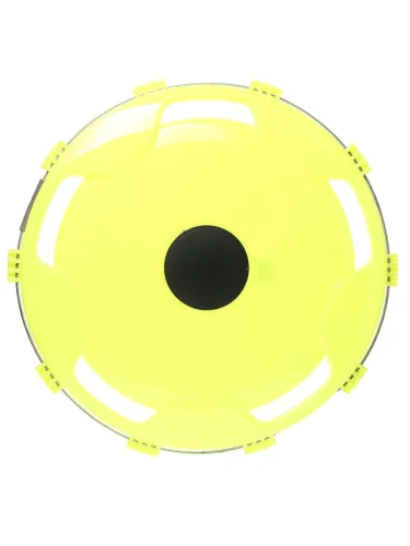 Колпак колеса R-17.5 заднего пластик (флюор) ТТ