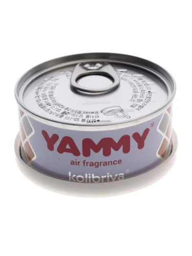 Ароматизатор на панель приборов меловой (сквош голубой) 105г YAMMY