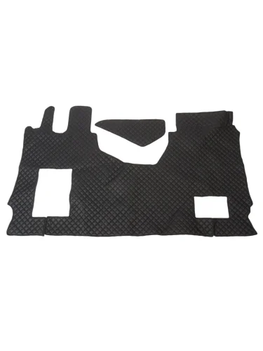 Коврик салона MERCEDES Actros MP4 1845 (18-) (АТ)1 пневм. 1 табуретка экокожа стег.черный ВИТА ТРАК