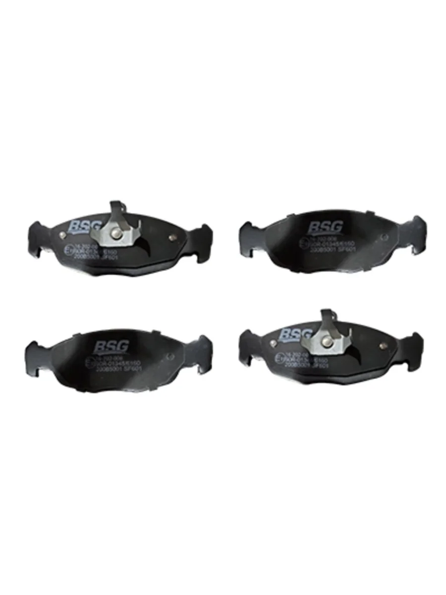 Колодки тормозные DAEWOO Nexia CHEVROLET Lanos OPEL Astra F (97-) (1.41.5) передние (4шт.) BSG  в Керчи Республика Крым