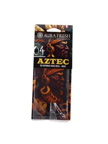 Ароматизатор подвесной пластина №4 (HUGO BOSS) AZTEC AURA FRESH