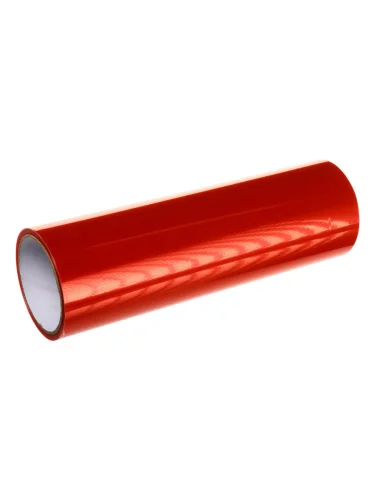 Пленка защитная для фар глянцевая красная 0.3мх9.5м 110мк ролик