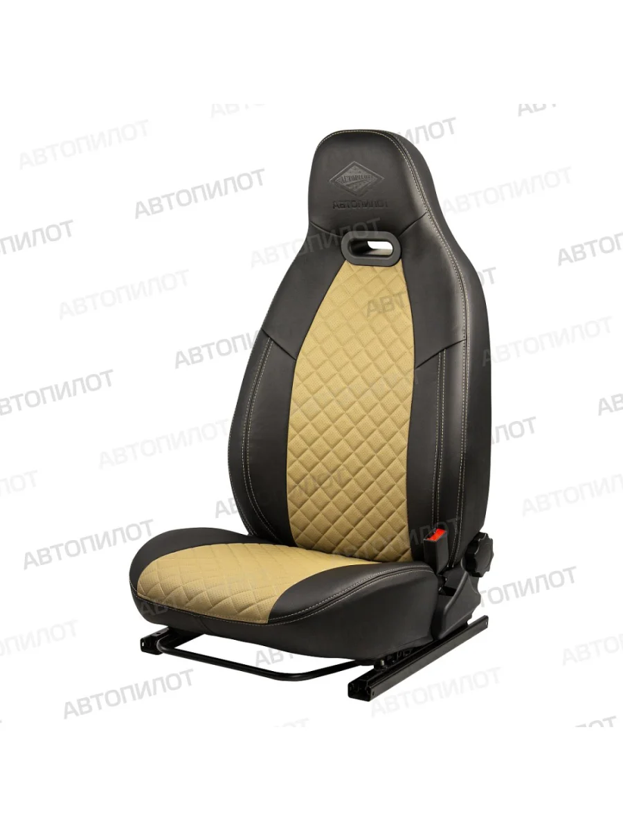 Комплект чехлов сидений (экокожа) Автопилот Литой модуль Haval Jolion рестайлинг (2024-2025) (черный/темнобежевый)  в Перми Пермском крае