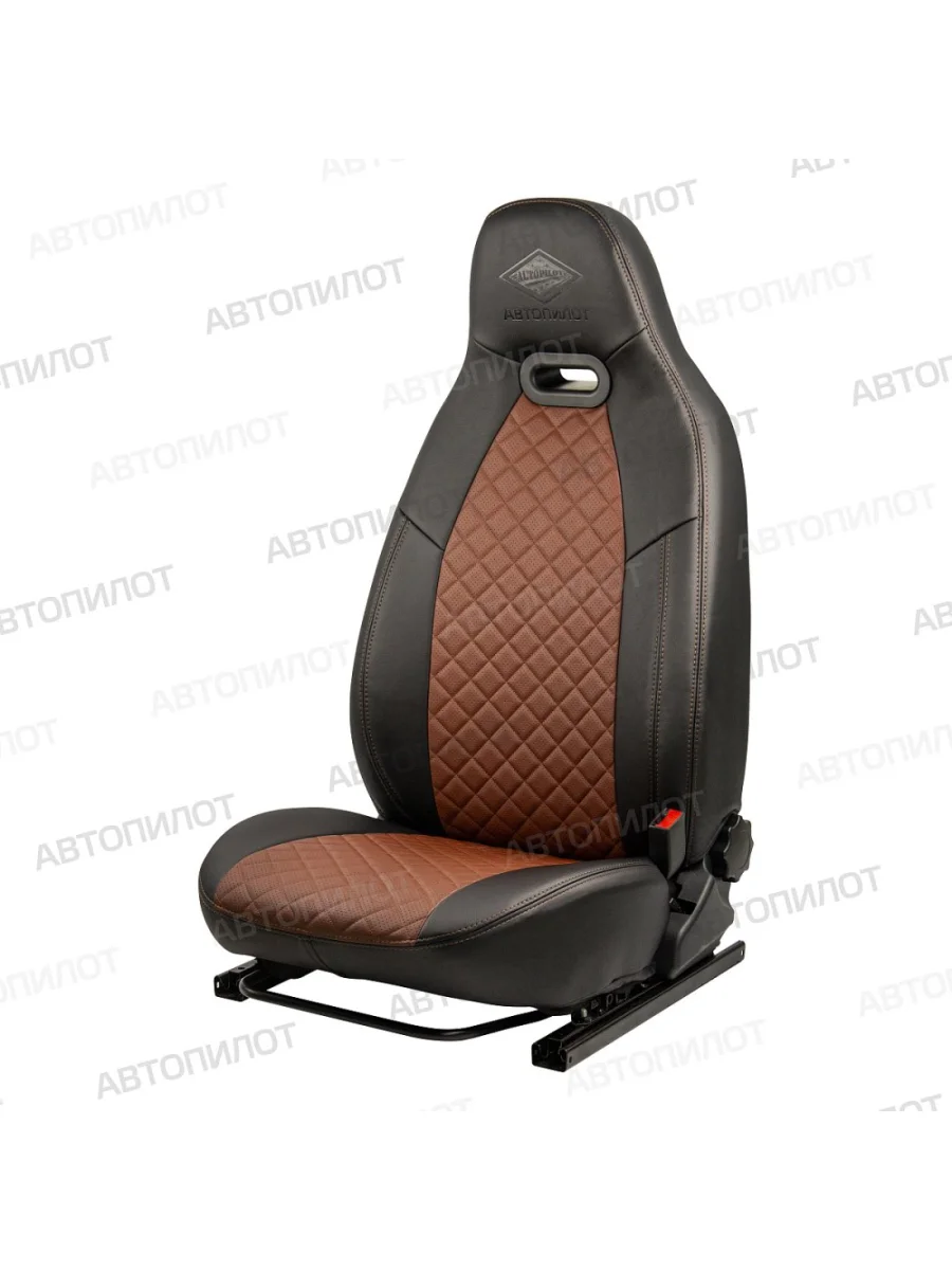 Комплект чехлов сидений (экокожа) Автопилот Литой модуль Haval Jolion рестайлинг (2024-2025) (черный/темнокоричневый)  в Перми Пермском крае