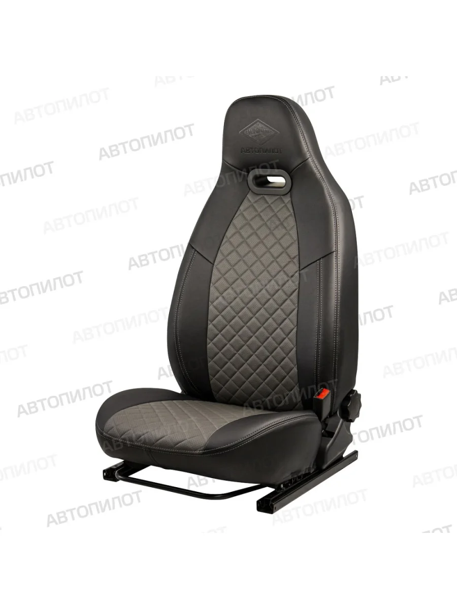 Комплект чехлов сидений (экокожа) Автопилот Литой модуль Haval M6 (2021-2025) (черный/темносерый)  в Воронеже Воронежской области