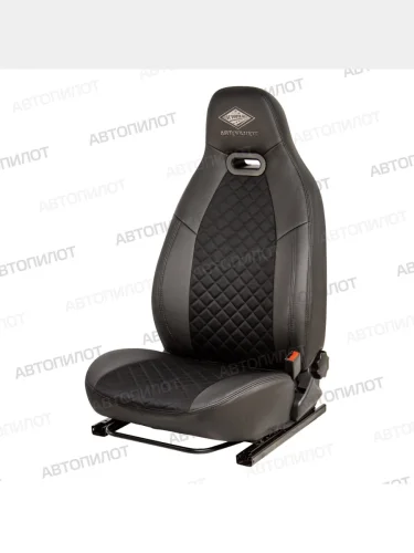 Чехлы сидений (экокожа/алькантара, 40/60) Автопилот Литой Модуль (черный) Hyundai Solaris  RBr (2010-2017), KIA Rio  3 QB (2011-2017)