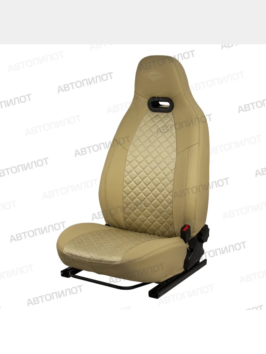 Чехлы сидений (экокожа/алькантара, 40/60) Автопилот Литой Модуль  Hyundai Solaris (2010-2017), KIA Rio (2011-2017) (бежевый)  в Перми Пермском крае