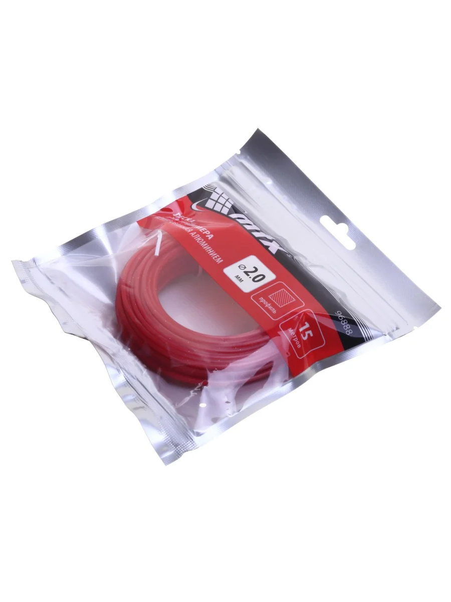 Леска для триммера 2.0мм 15м квадрат армированная алюминием MTX  в Керчи Республика Крым