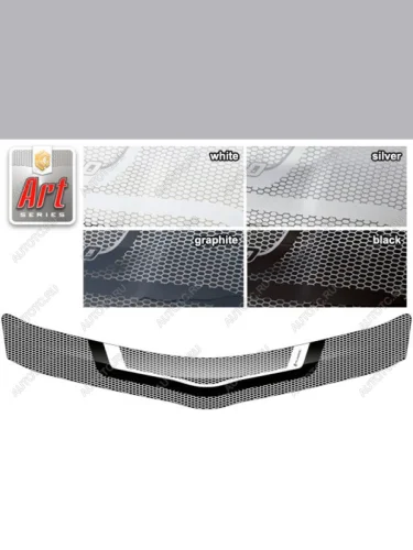 Дефлектор капота CA-Plastic (Серия Art графит) Daihatsu Boon Luminas M500 минивэн (2008-2012)