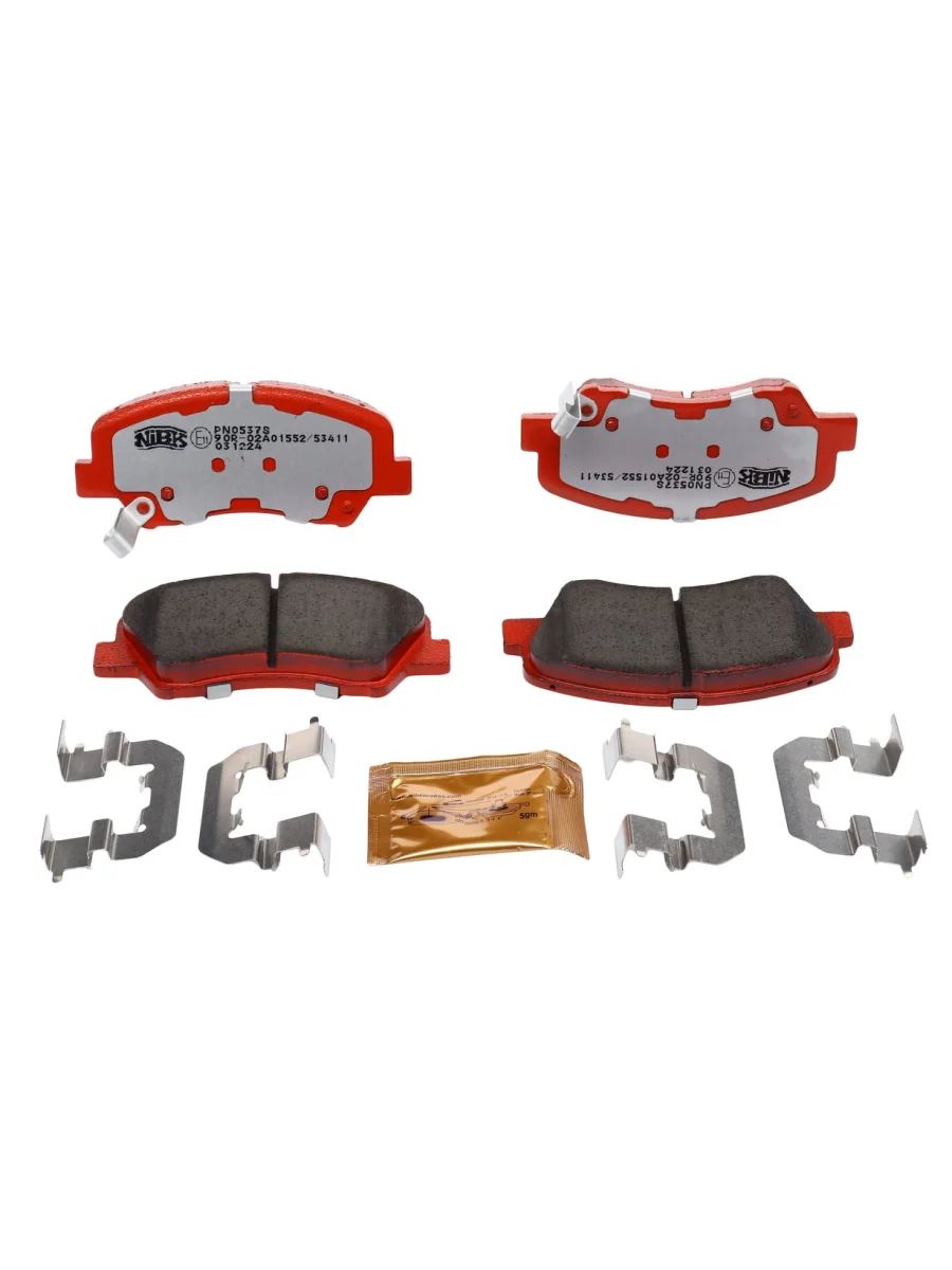 Колодки тормозные HYUNDAI Solaris (11-) KIA Rio (11-) передние (4шт.) NIBK  в Керчи Республика Крым