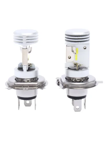 Лампа светодиодная 12V H4 6055W P43t-38 6500K бокс (2шт.) LED Cool White NEOLUX